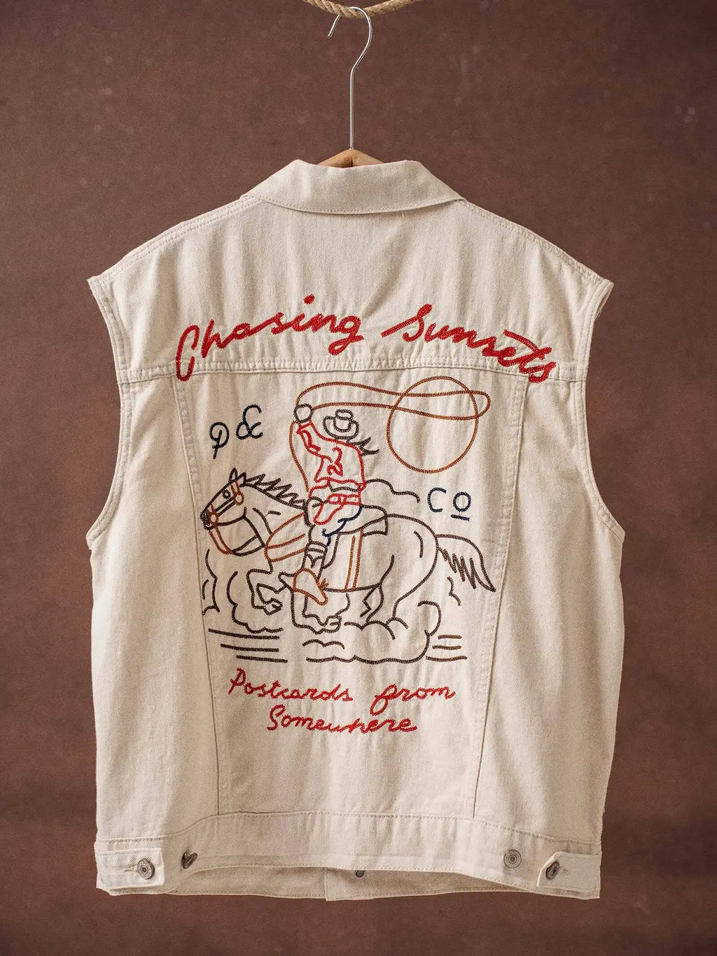 Chasing Sunsets Denim Vest