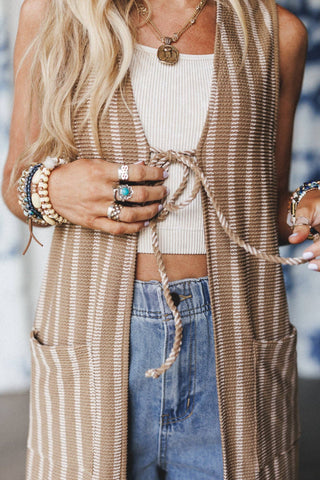 Canyon Breeze Stripe Cardigan