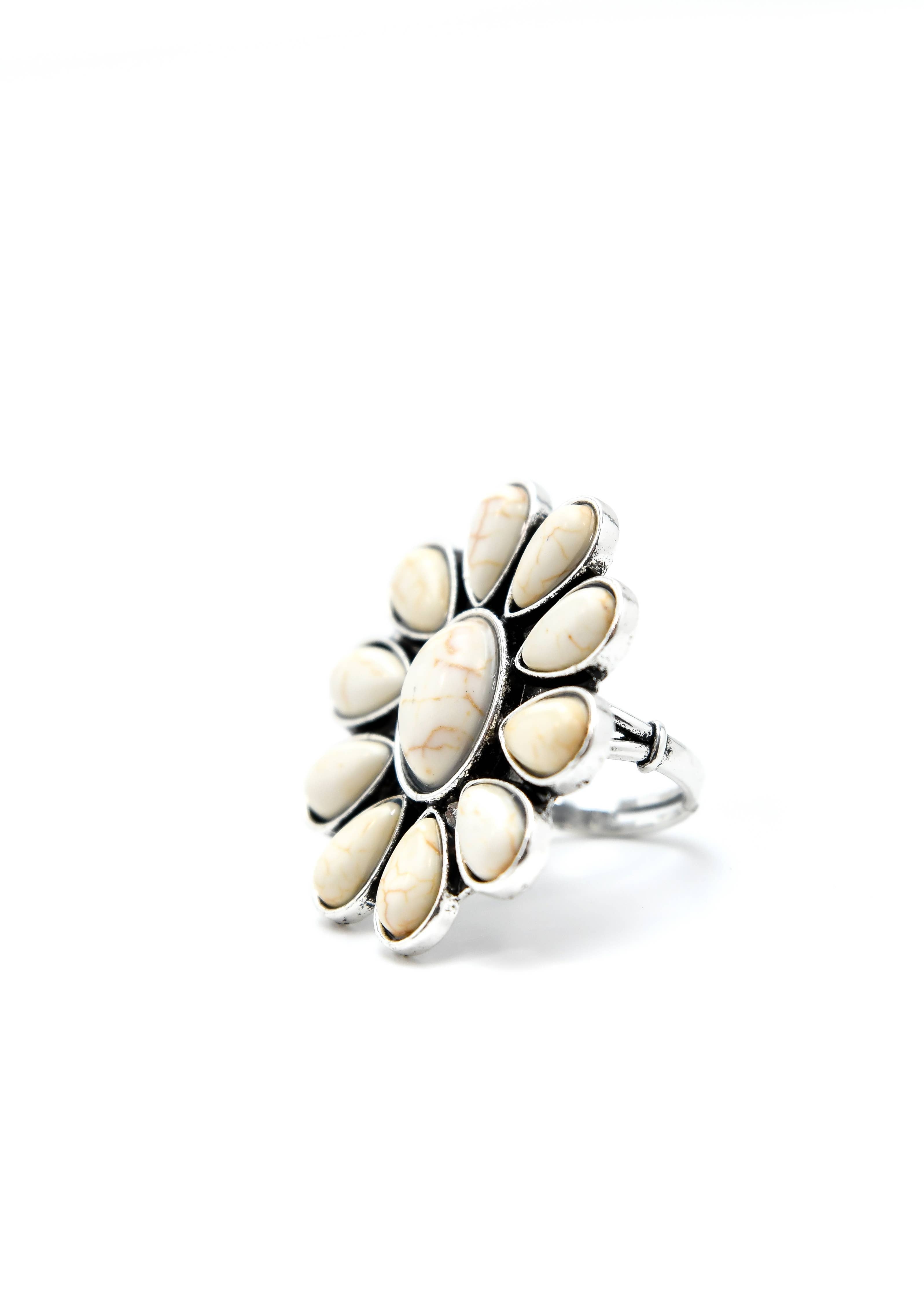 Ivory Prairie Bloom Ring