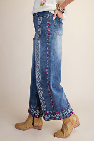 Wildflower Trails Embroidered Jeans