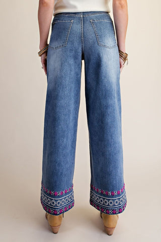Wildflower Trails Embroidered Jeans
