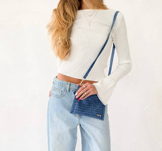 Check Me Out Woven Crossbody
