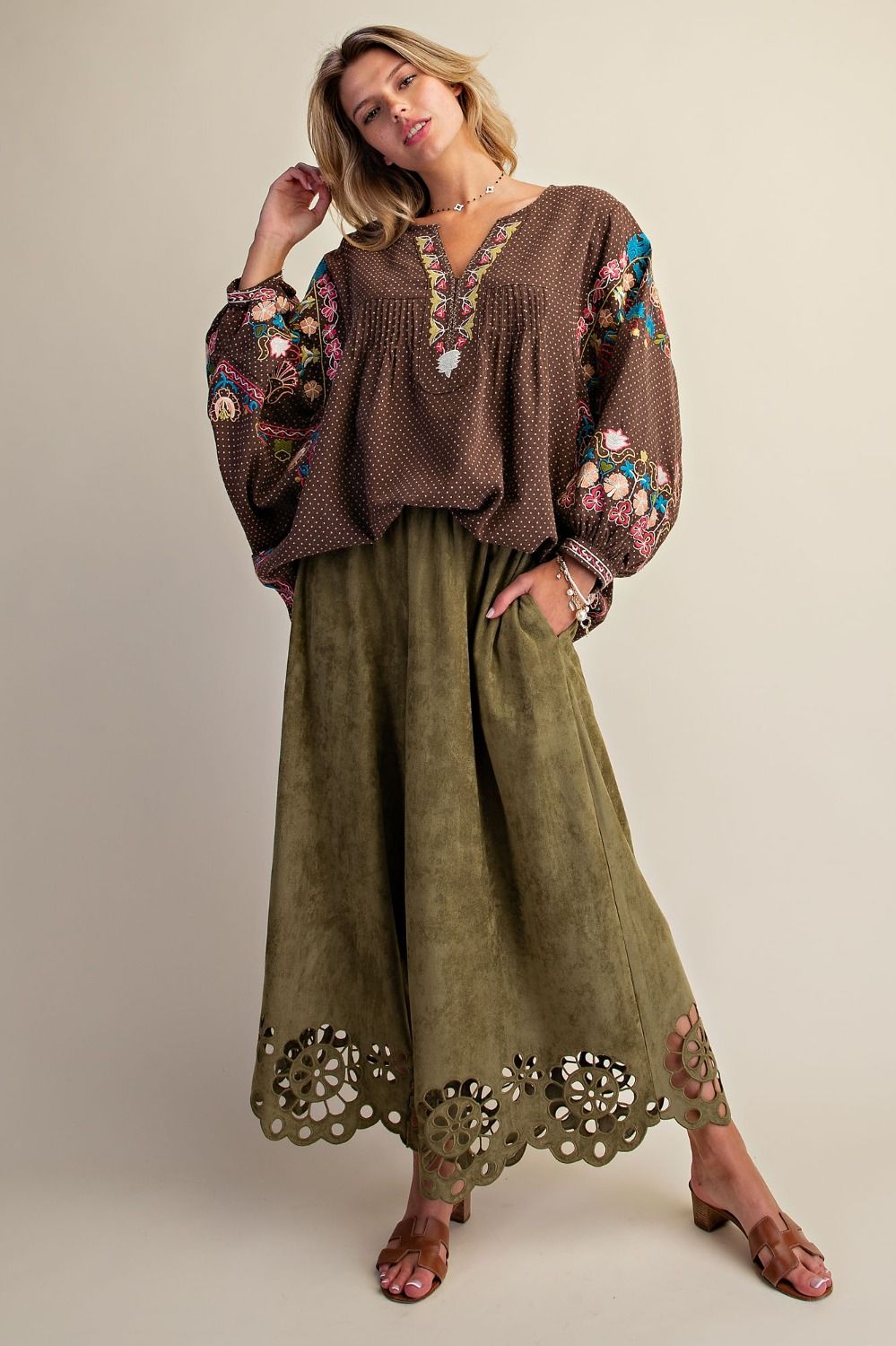 Mocha Meadow Dreams Top