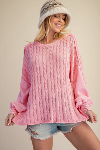 Cotton Candy Charm Sweater