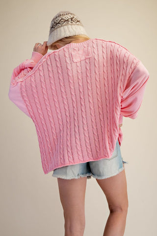 Cotton Candy Charm Sweater