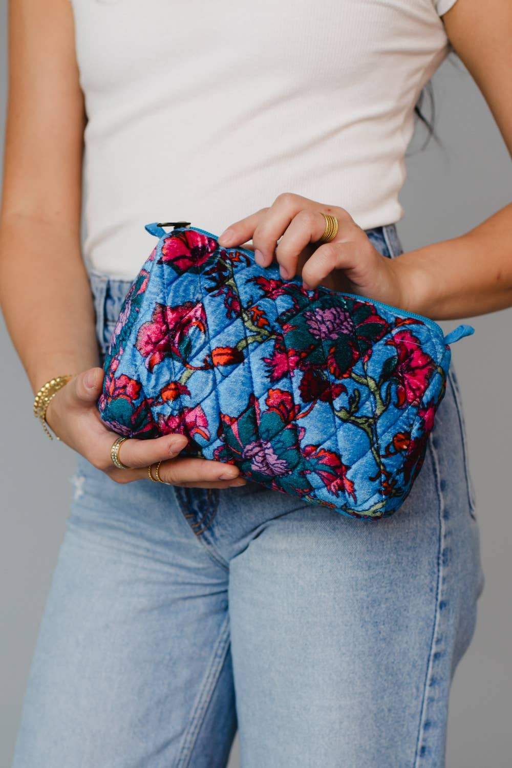 The Velvet Bloom Pouch