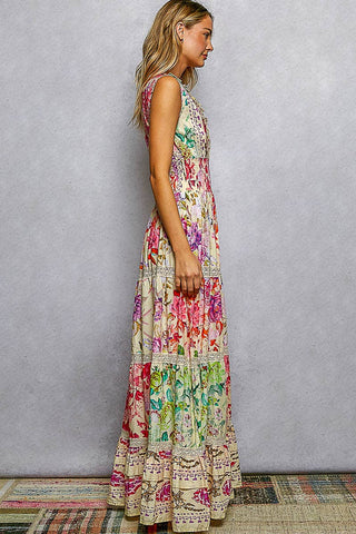 The Bloom & Lace Tiered Dress