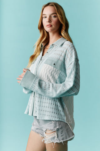 The Sea Glass Breeze Button-Up