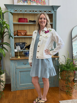 Blooming Grace Denim Jacket