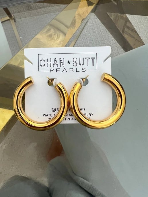 The Ultimate GOLD Hoop Earrings
