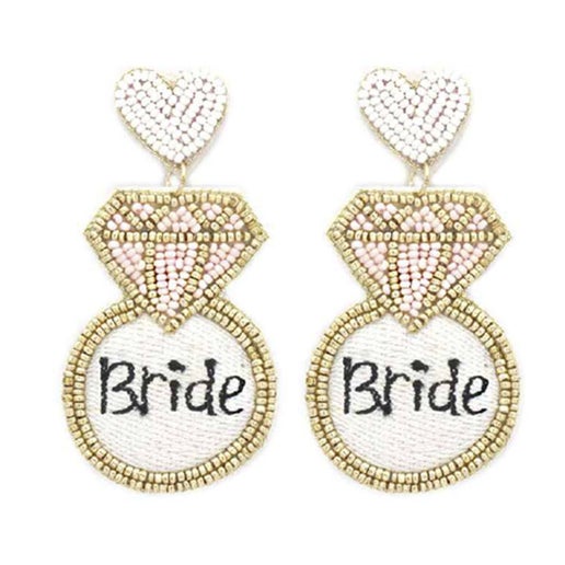 Bride Diamond Ring Earrings