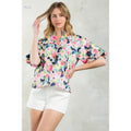 Puff Sleeve Floral Top
