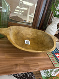 Light Brown Wooden Bowl