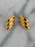 Swirl Gold Earrings