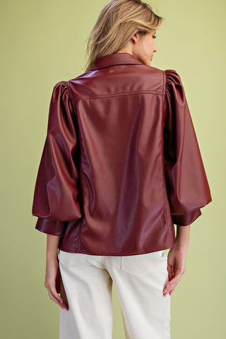 Merlot Moonlight Blouse